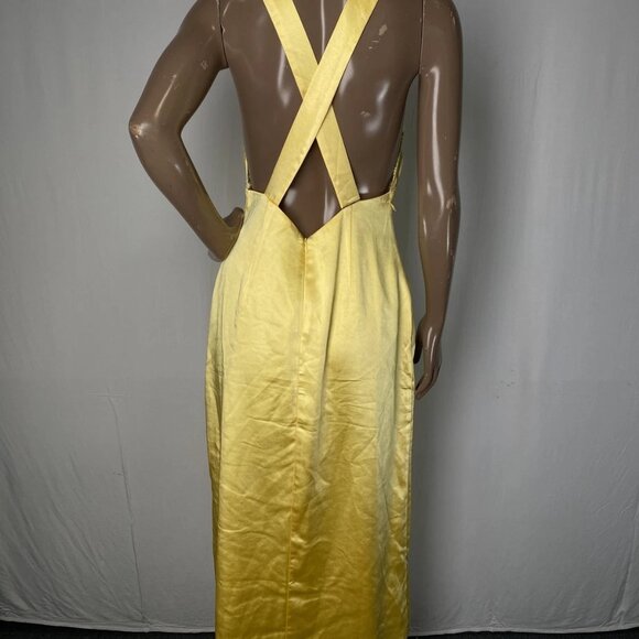 More To Come Women’s Sheila Midi Dress Yellow Size M - Picture 8 of 11